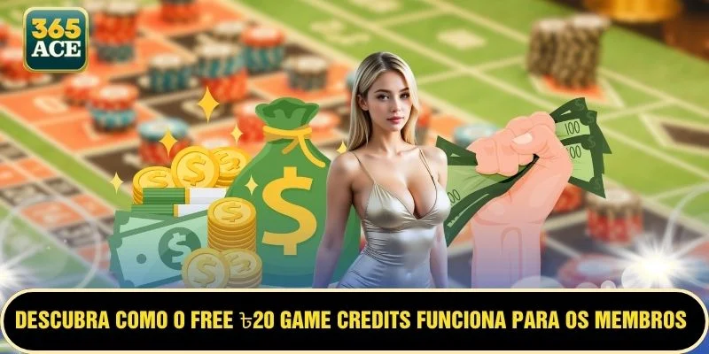 Descubra como o Free ৳20 Game Credits funciona para os membros