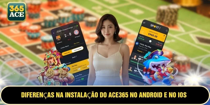 Diferenças na instalação do ACE365 no Android e no iOS