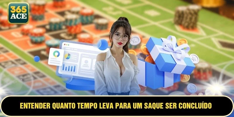 Entender quanto tempo leva para um saque ser concluído