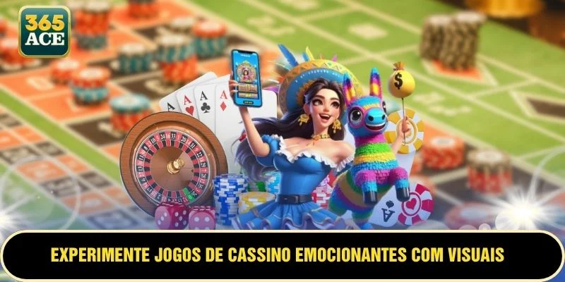 Experimente jogos de cassino emocionantes com visuais impressionantes