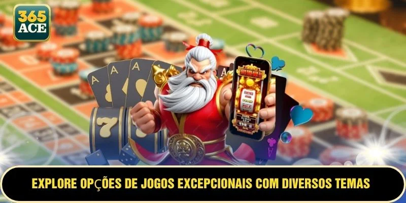 Explore opções de jogos excepcionais com diversos temas