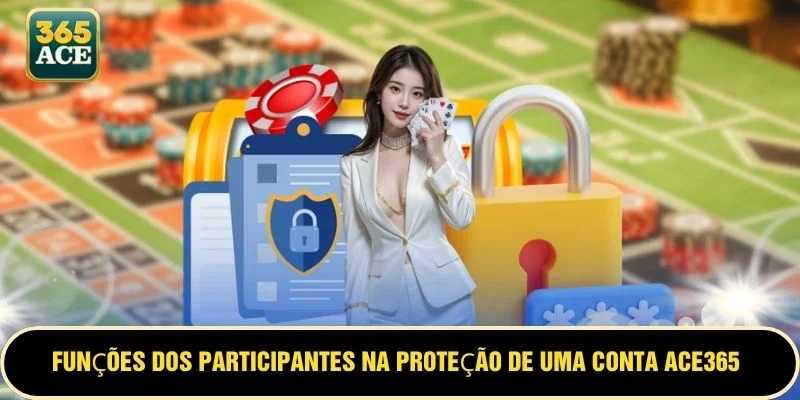 Funções dos participantes na proteção de uma conta ACE365