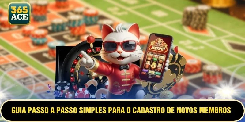 Guia passo a passo simples para o cadastro de novos membros