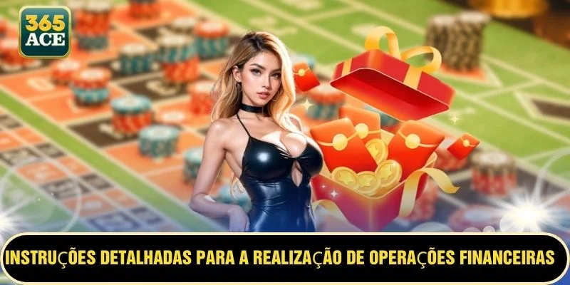 Instruções detalhadas para a realização de operações financeiras seguras