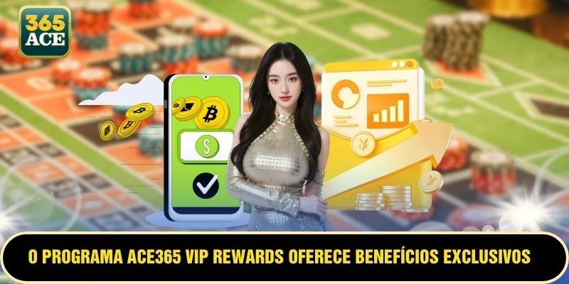O programa ACE365 VIP Rewards oferece benefícios exclusivos diariamente