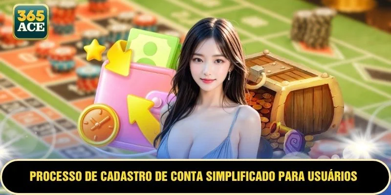 Processo de cadastro de conta simplificado para usuários