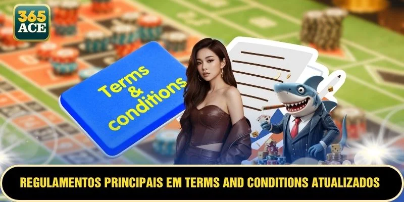Regulamentos principais em Terms and Conditions atualizados mais recentemente