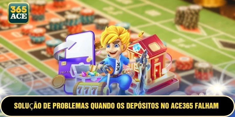Solução de problemas quando os depósitos no ACE365 falham