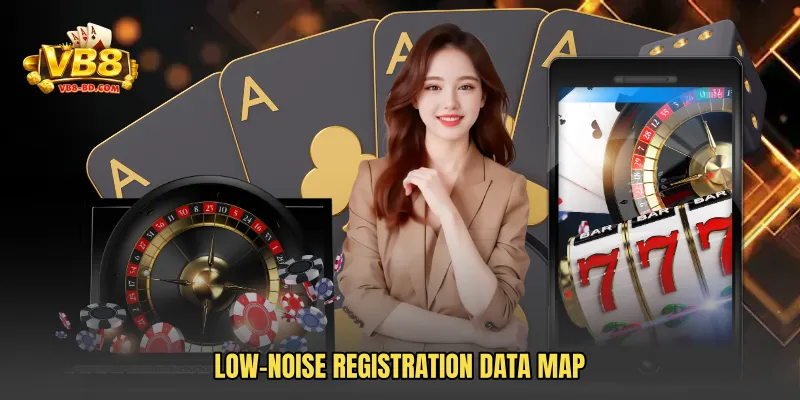 Low-noise registration data map
